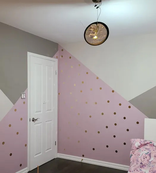 Projet de peinture intérieur d'une chambre d'enfant